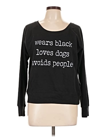 Instant Message Pullover Sweater (view 1)