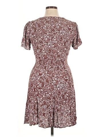 Madewell Button-Front Mini Dress in Floral (view 2)