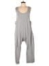 Jolie Solid Gray Jumpsuit Size M - photo 1