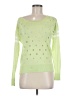 UNIQUELY Lorna Jane Polka Dots Green Pullover Sweater Size M (estimated) - photo 1