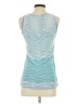 Chico's 100% Rayon Teal Sleeveless Top Size Sm (0) - photo 2
