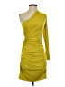 Express Solid Yellow Cocktail Dress Size S - photo 1