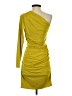 Express Solid Yellow Cocktail Dress Size S - photo 2