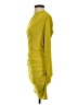 Express Solid Yellow Cocktail Dress Size S - photo 5
