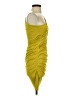 Express Solid Yellow Cocktail Dress Size S - photo 4