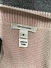 Stella & Dot Chevron-herringbone Tan Pink Pullover Sweater Size M - photo 7