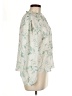 In the Style 100% Polyester Green Long Sleeve Blouse Size 6 - photo 4