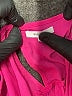 Pleione 100% Polyester Solid Pink Short Sleeve Blouse Size L - photo 7