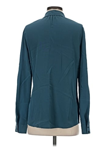 Eileen Fisher Long Sleeve Silk Top (view 2)