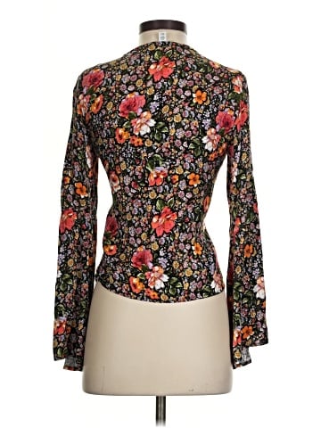 Topshop Long Sleeve Blouse (view 2)