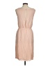 Babaton 100% Silk Solid Pink Tan Cocktail Dress Size M - photo 2