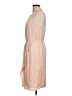 Babaton 100% Silk Solid Pink Tan Cocktail Dress Size M - photo 5