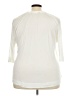 Lane Bryant 100% Micro Modal Ivory 3/4 Sleeve Top Size 22 (5) - photo 2