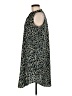 Ann Taylor LOFT 100% Polyester Animal Print Black Casual Dress Size M - photo 5