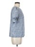 Shein 100% Polyester Blue Short Sleeve Blouse Size 6 - photo 4