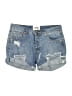 One by One Teaspoon Blue Denim Shorts Size 26 waist - photo 1