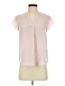 Calvin Klein Pink Short Sleeve Blouse Size S - photo 1