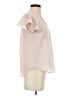 Calvin Klein Pink Short Sleeve Blouse Size S - photo 4