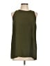 Lyss Loo Green Sleeveless Blouse Size L - photo 1