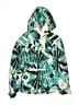 Obermeyer 100% Polyester Tropical Green Raincoat Size 14 - 16 - photo 2