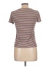 Pink Rose Tweed Brown Short Sleeve Henley Size L - photo 2