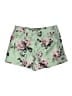 Alice + Olivia 100% Polyester Floral Green Shorts Size 10 - photo 2