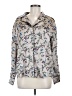 Ro & De 100% Polyester Floral Silver Long Sleeve Blouse Size M - photo 1