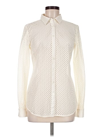 Ann Taylor Long Sleeve Blouse (view 1)
