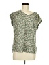 Papermoon 100% Polyester Green Short Sleeve Blouse Size M - photo 1