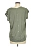 Papermoon 100% Polyester Green Short Sleeve Blouse Size M - photo 2