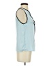 Shein 100% Polyester Blue Sleeveless Blouse Size XS - photo 4