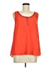 41Hawthorn 100% Polyester Orange Sleeveless Blouse Size M - photo 1