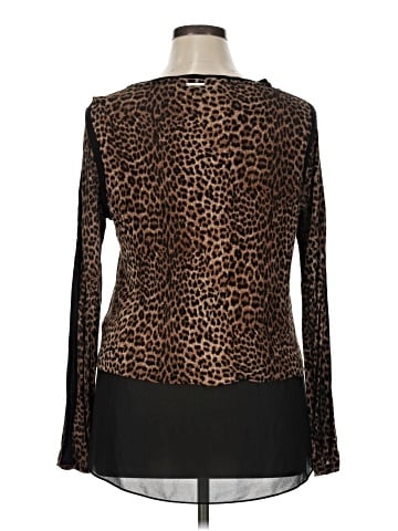 MICHAEL Michael Kors Long Sleeve Blouse (view 2)