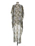 Buddy Love Animal Print Snake Print Gray Silver Poncho Size Sm - Med - photo 2