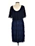Marina 100% Polyester Blue Cocktail Dress Size 4 - photo 2