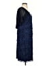 Marina 100% Polyester Blue Cocktail Dress Size 4 - photo 4