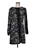 Xhilaration Animal Print Gray Casual Dress Size M - photo 1