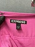Express 100% Polyester Solid Pink Casual Skirt Size 10 - photo 4