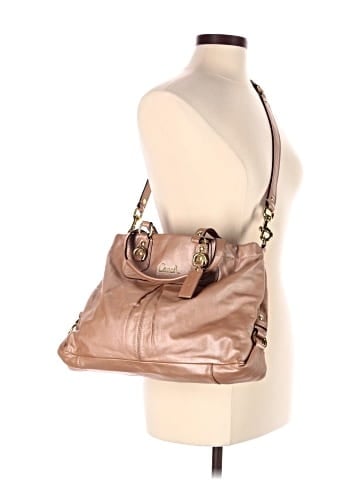 Coach Factory Leather Satchel (view 2)