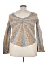 Free People Metallic Silver Pullover Sweater Size L - photo 2