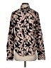 Assorted Brands 100% Cotton Print Brown Long Sleeve Blouse Size S - photo 1