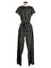 Max Studio 100% Polyester Polka Dots Black Jumpsuit Size S - photo 1