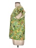 CeCe Green Short Sleeve Blouse Size L - photo 5