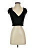 Shein Black Sleeveless T-Shirt Size 4 - photo 1