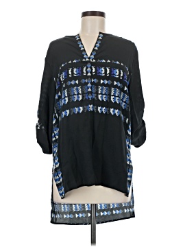 Bcbgmaxazria 3/4 Sleeve Silk Top