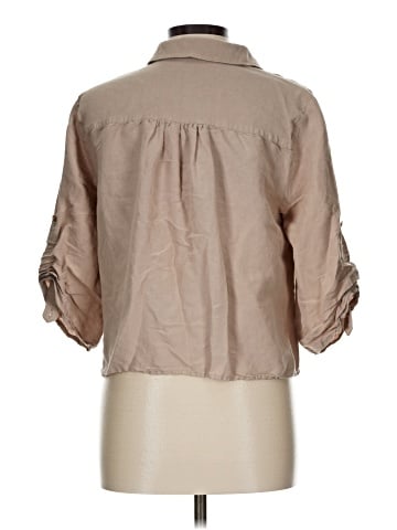 INC International Concepts 3/4 Sleeve Button-Down Shirt (view 2)