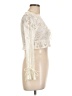 Unbranded 100% Polyester Ivory Long Sleeve Blouse Size L - photo 4