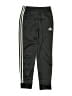 Adidas 100% Polyester Gray Track Pants Size 10 - photo 1