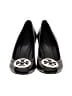 Tory Burch Black Wedges Size 8 1/2 - photo 2