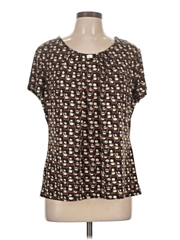 Notations Short Sleeve Top (view 1)